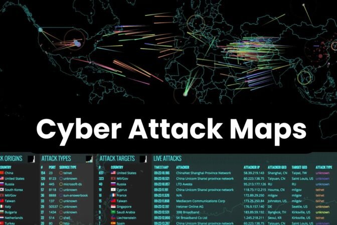 Top 10 Cyber Attack Maps to See Digital Threats In 2024