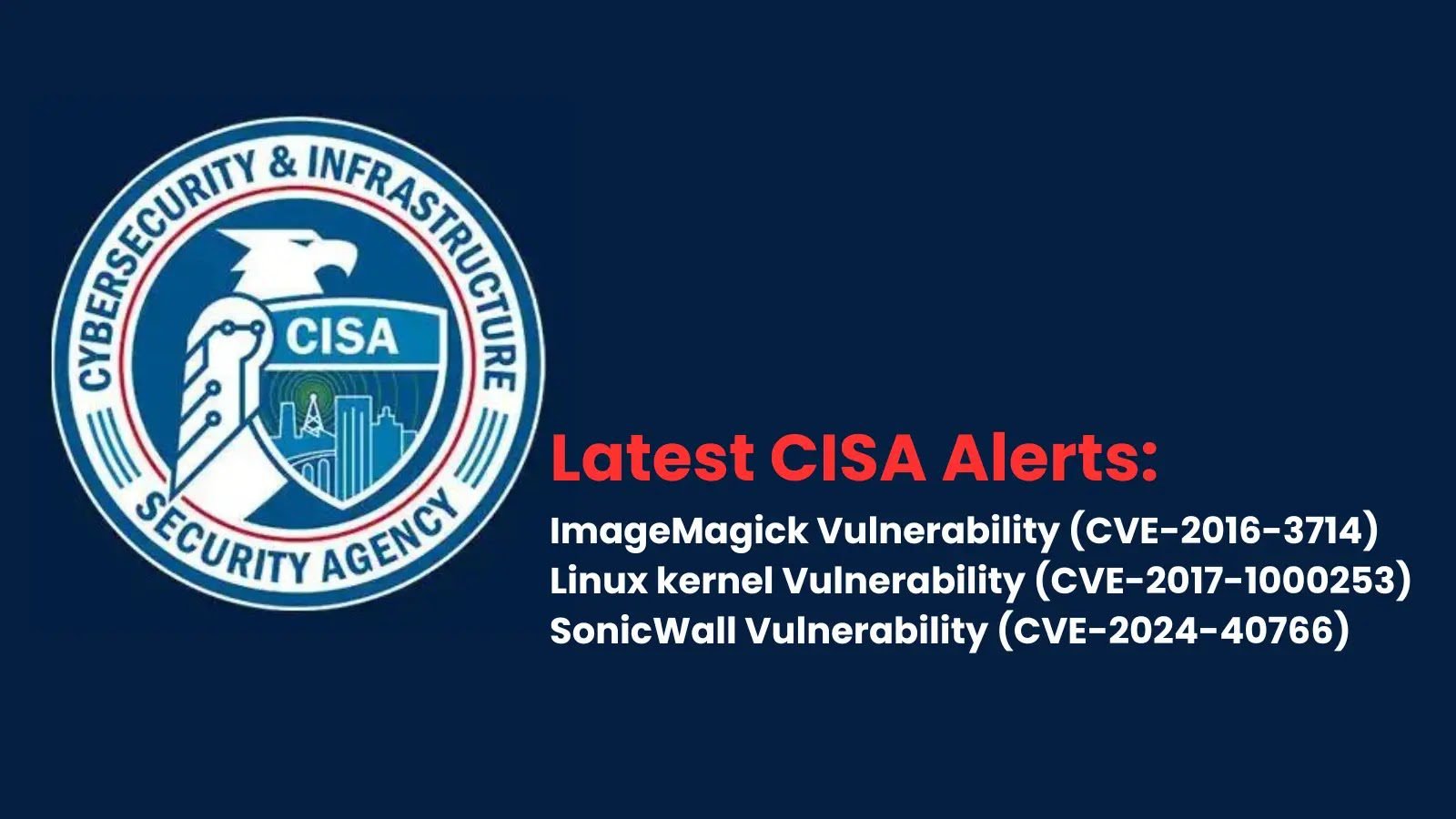 CISA Warns of Three Vulnerabilities That Are Actively Exploited in the Wild