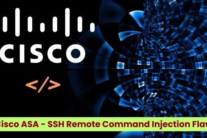 Critical Cisco ASA Flaw Allows SSH Remote Command Injection