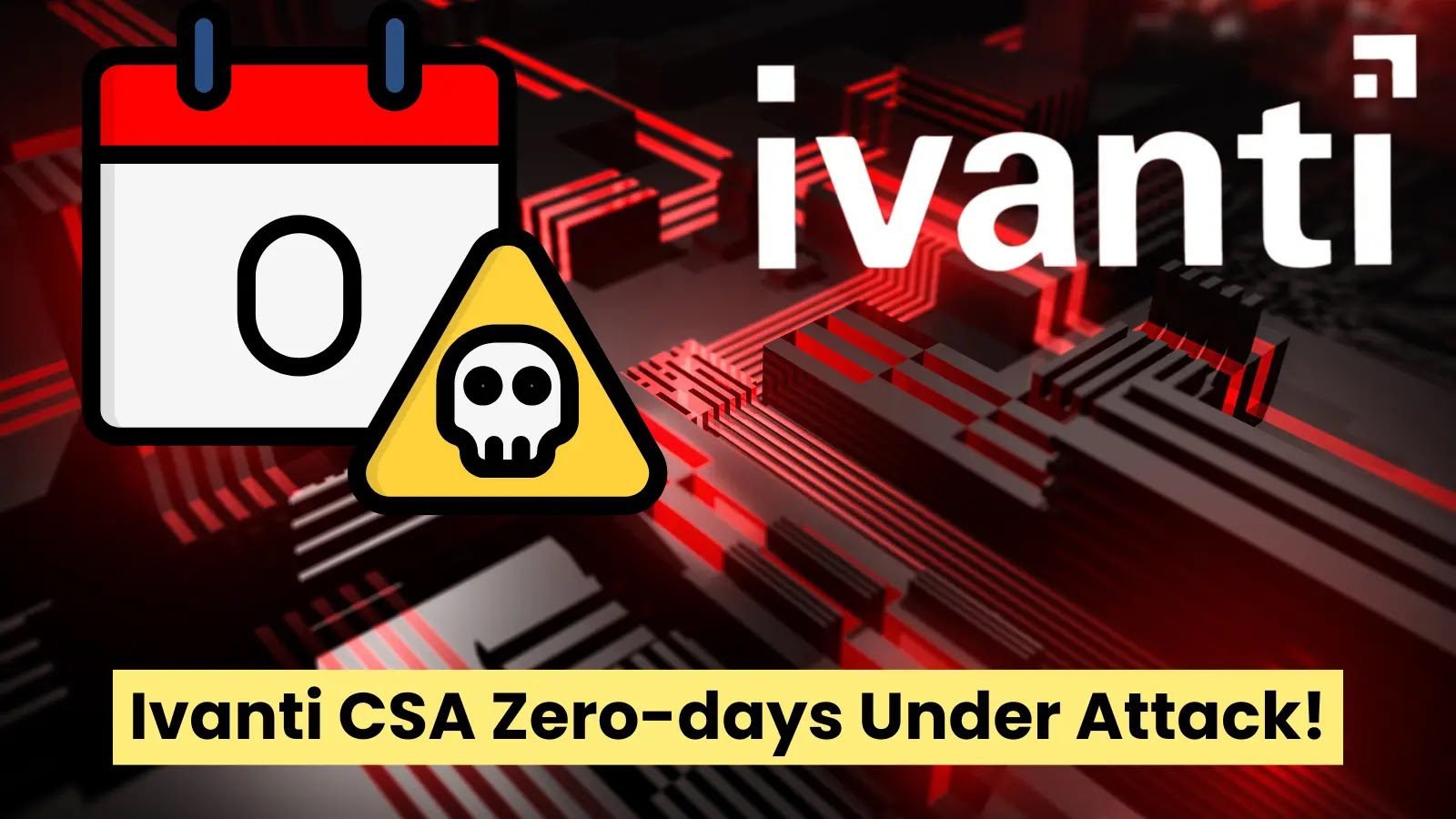 Nation-State Actors Exploiting Ivanti CSA 0-days To Compromise Victims’ Networks