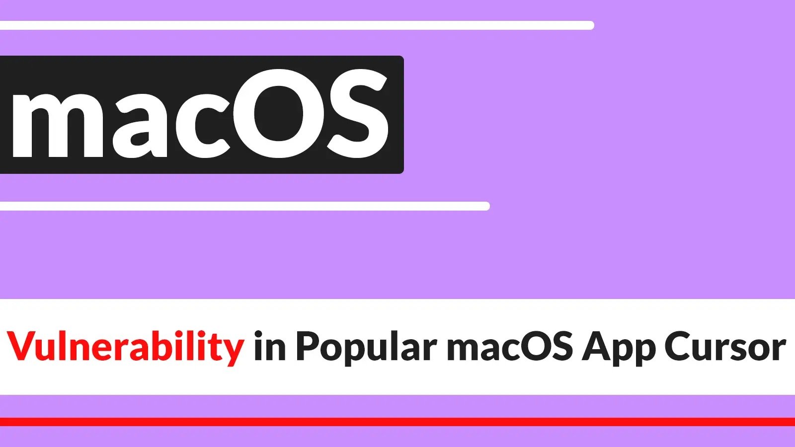 Vulnerability in Popular macOS App Cursor Allows Malware to Bypass Privacy Protections, Exposing User Data