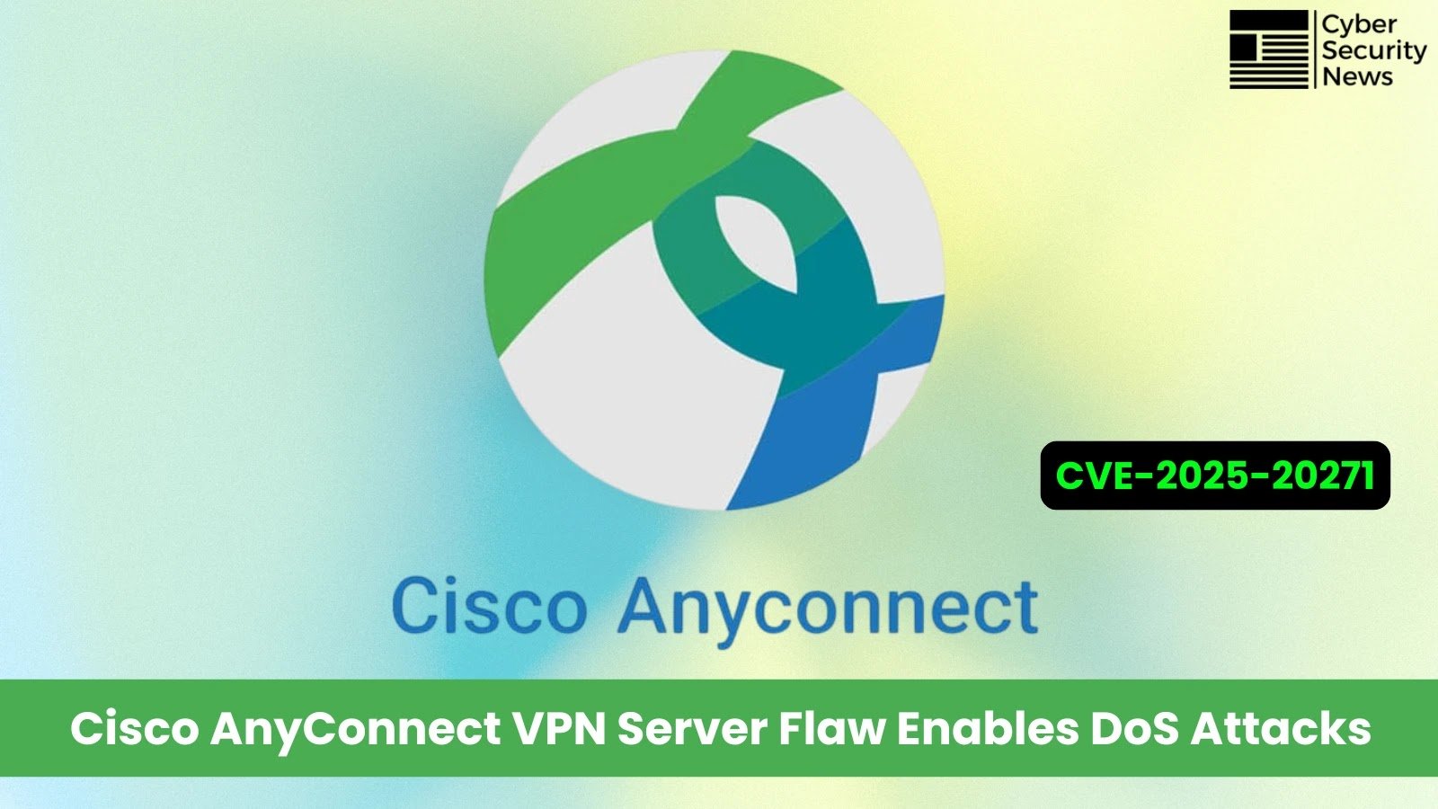 Cisco AnyConnect VPN Server Vulnerability Let Attackers Trigger DoS Attack