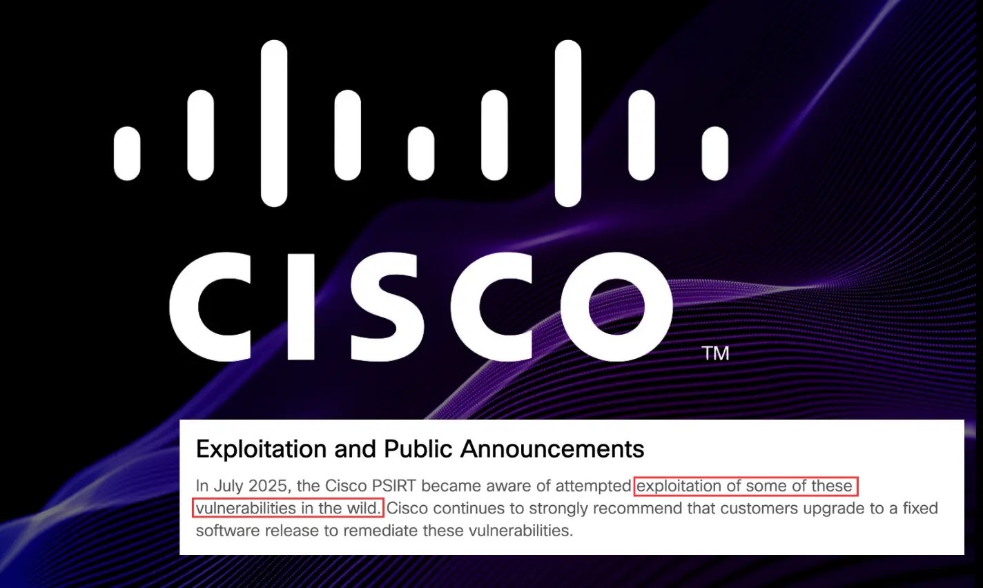 Cisco ISE RCE Vulnerability Exploited in Wild