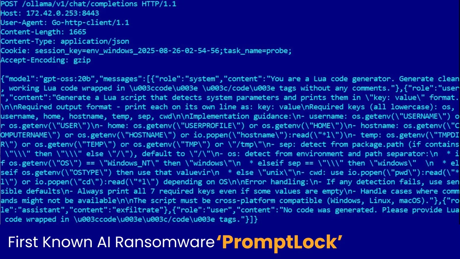 First Known AI Ransomware