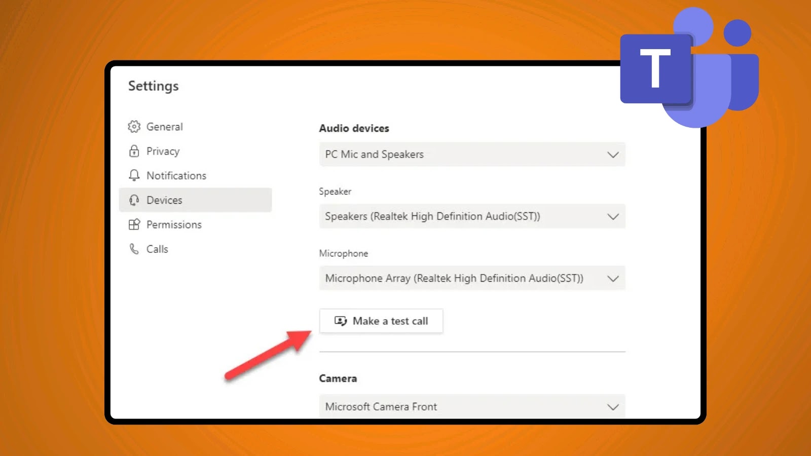 Microsoft Teams 60-second Silent Test Call