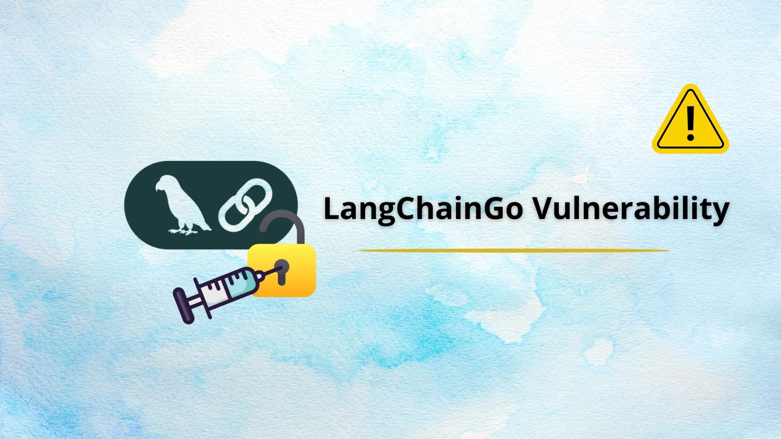 Critical LangChainGo Vulnerability (1) A logo of a bird and a syringe.