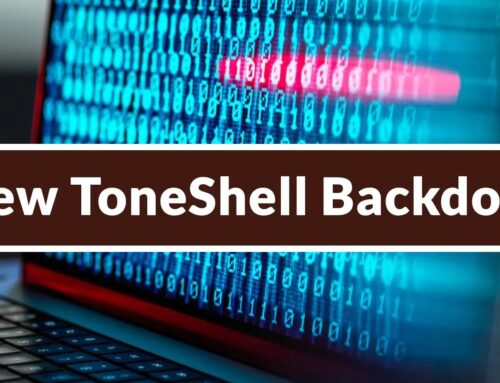New ToneShell Backdoor With New Features Leverage Task Scheduler COM Service for Persistence