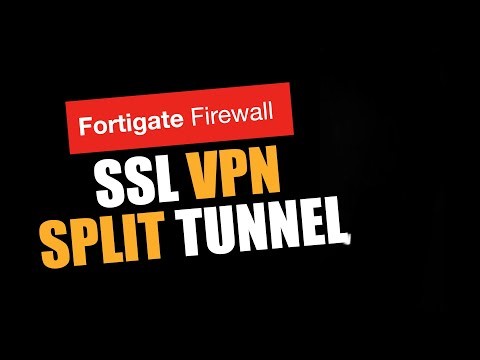 SSL VPN SPLIT TUNNELLING