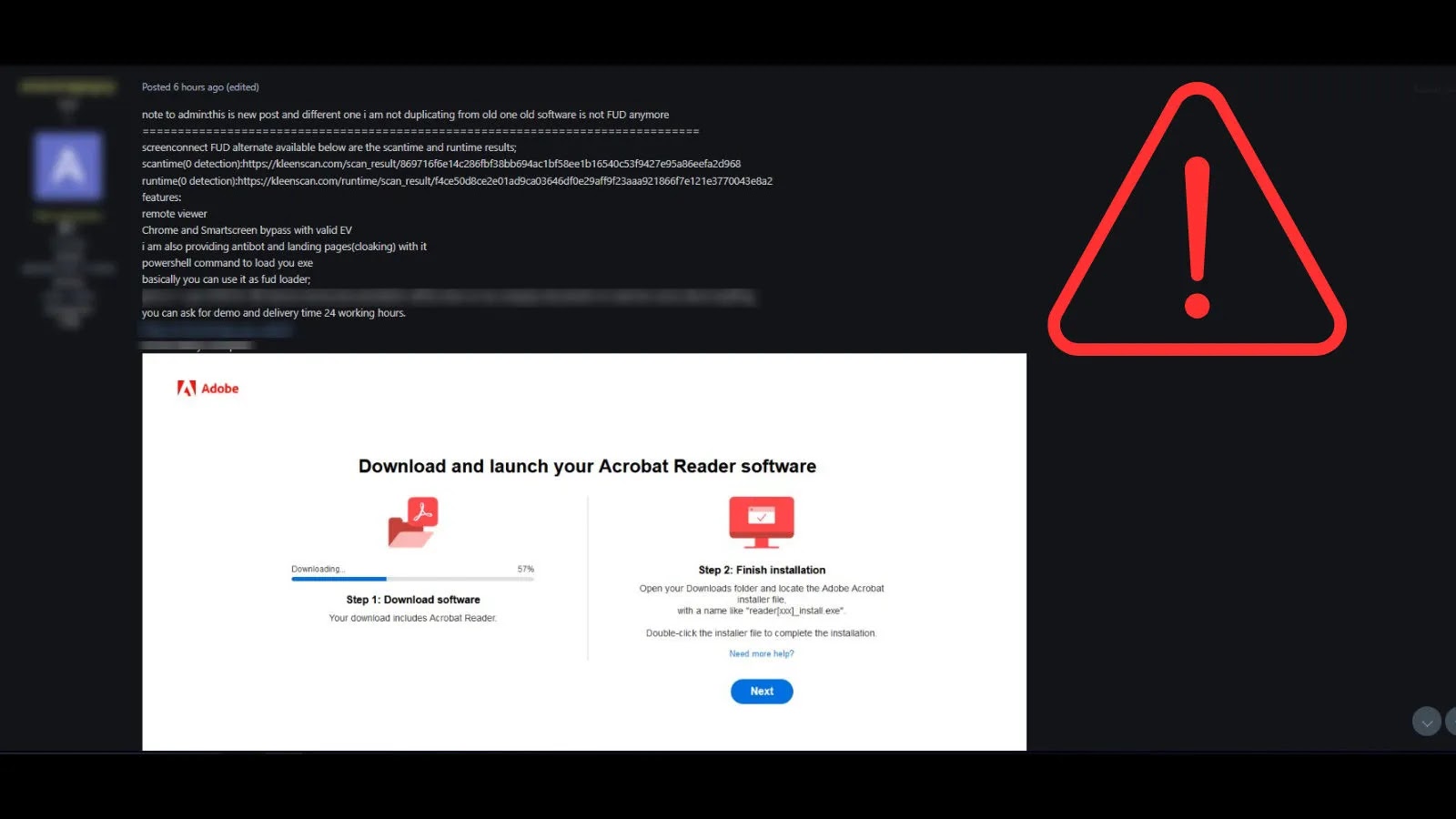 threat actors selling
