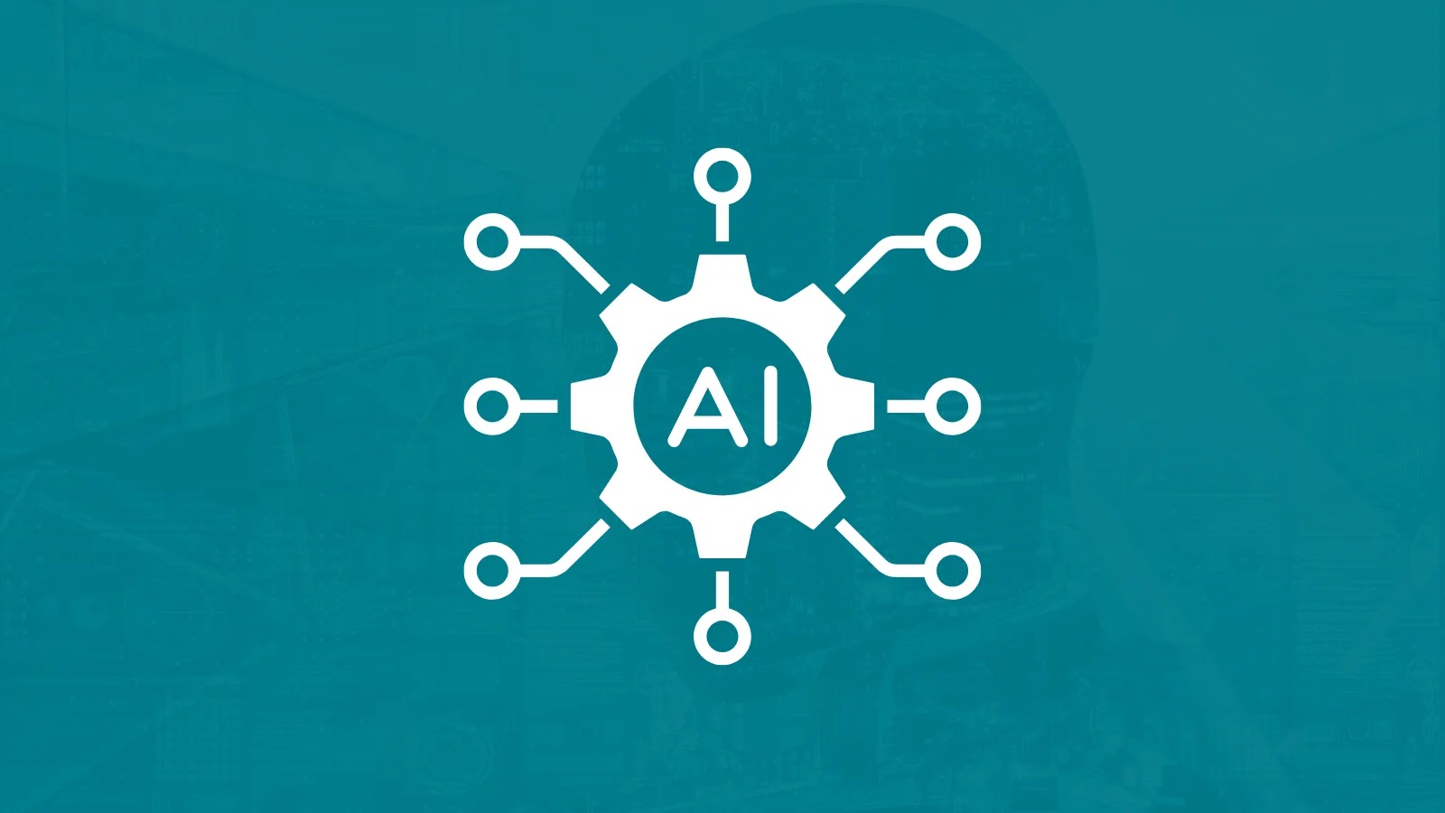Argument Injection Vulnerability AI Agents White gear with AI in the center, connected to small circles by lines, on a teal background. The design symbolizes artificial intelligence and networked technology.