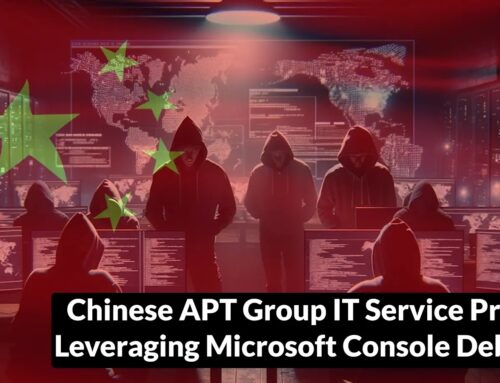 Chinese APT Group IT Service Provider Leveraging Microsoft Console Debugger to Exfiltrate Data