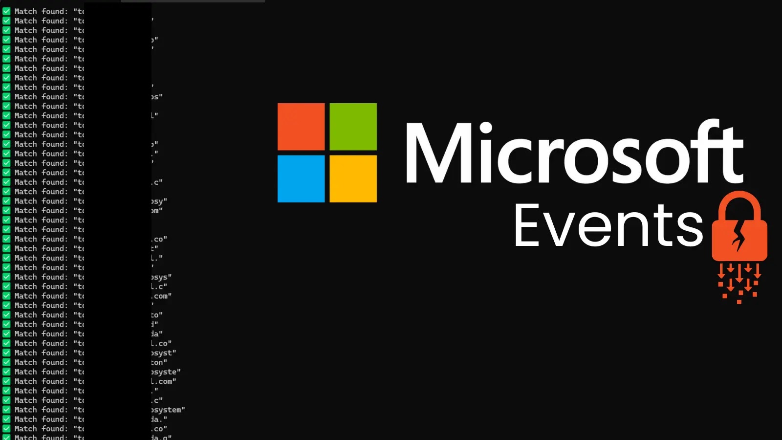 Microsoft Events Vulnerability