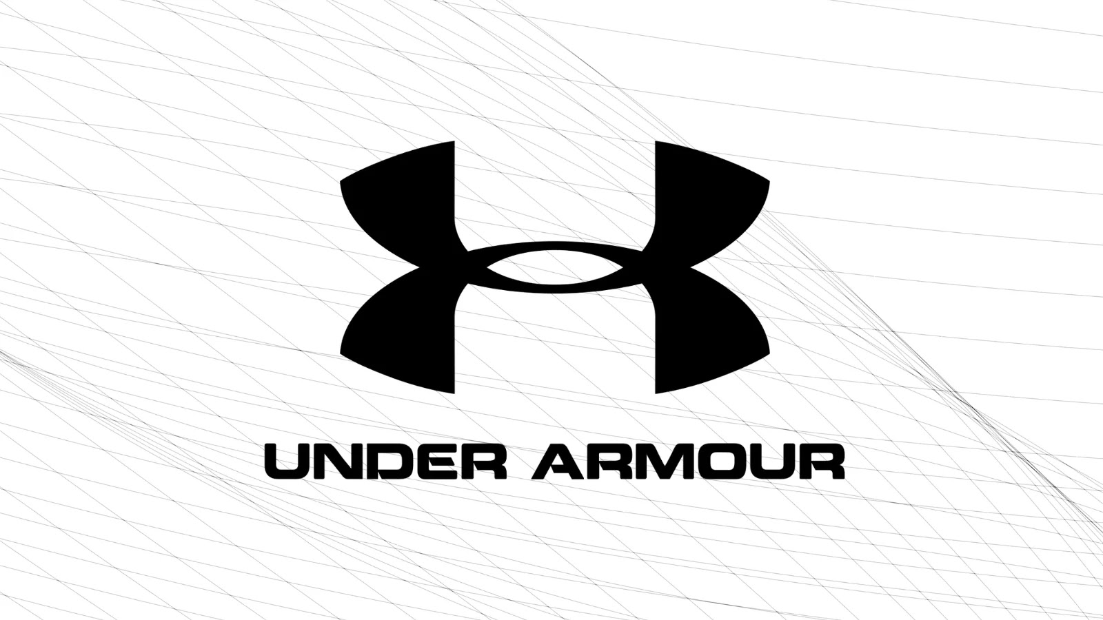Everest Ransomware Group Armour Breach The Under Armour logo, a bold black stylized UA monogram, appears above the brand name UNDER ARMOUR in capital letters on a white background with thin diagonal gray lines.