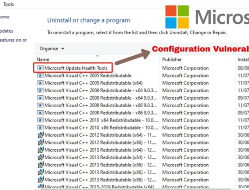 Microsoft’s Update Health Tools Configuration Vulnerability Let Attackers Execute Arbitrary Code Remotely