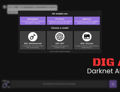 DIG AI – Darknet AI Tool Enabling Threat Actors to Launch Sophisticated Attacks
