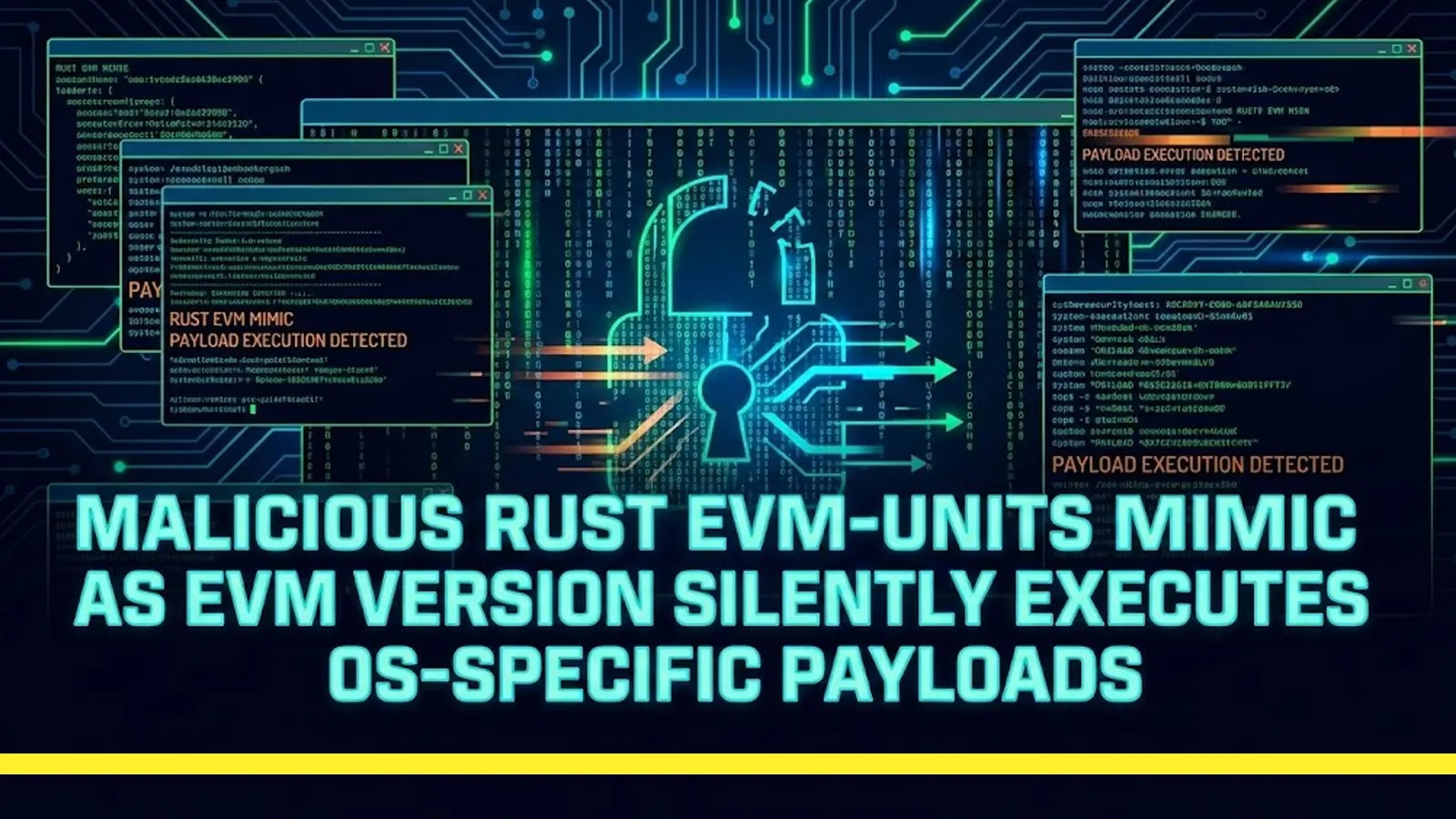 Malicious Rust Evm-Units Mimic as EVM Version Silently Executes OS-specific Payloads