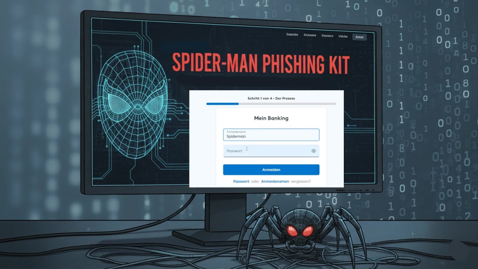 Spiderman Phishing Kit Target Bank Logins