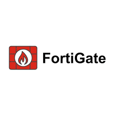 fortigate image FortiGate logo featuring a red brick wall icon with a flame in the center, next to the text FortiGate in black on a white background.