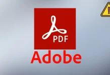 Adobe-Acrobat-Reader-Vulnerability-Let-Attackers-Execute-Arbitrary-Code-218×150 Red Adobe PDF logo with a white stylized A and the word PDF inside a red square, above the word Adobe in red text on a light gray background.