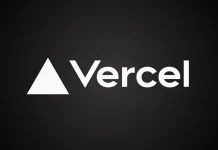 The Vercel logo featuring a solid white triangle next to the word Vercel in bold white text on a black background.