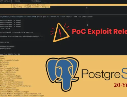 PoC Exploit Released for 20-Year Old PostgreSQL RCE Vulnerability