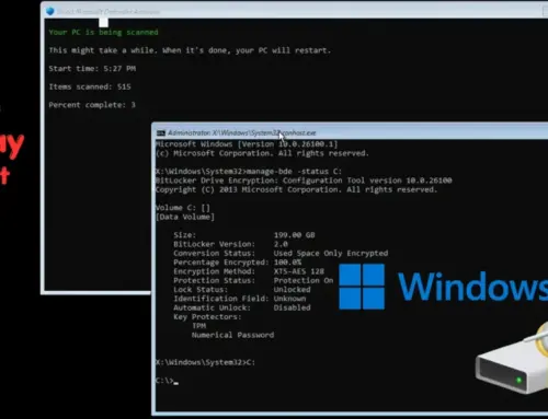 GreatXML BitLocker Bypass 0-Day Exploited Via Windows Defender Offline Scan