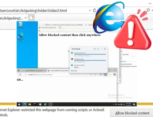 Internet Explorer WebBrowser Control Attack Chain Turns Clicks Into RCE