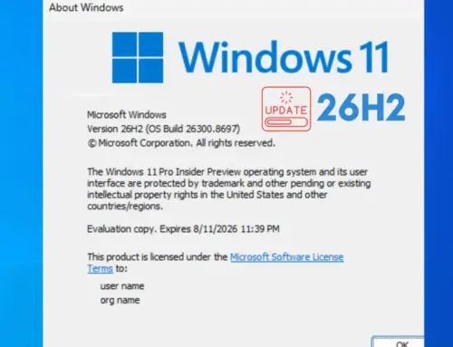 Microsoft has urged IT Admins to Prepare for Windows 11, Version 26H2 Update
