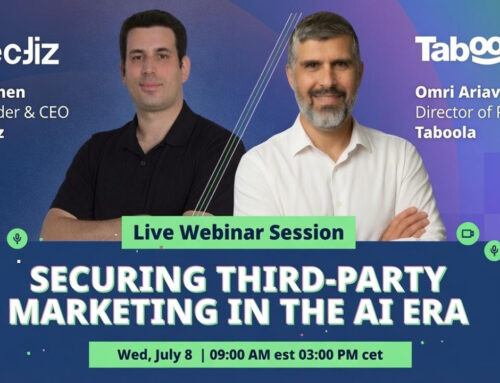 Reflectiz to Host Webinar, Joined by Taboola, on Securing Third-Party Marketing in the AI Era