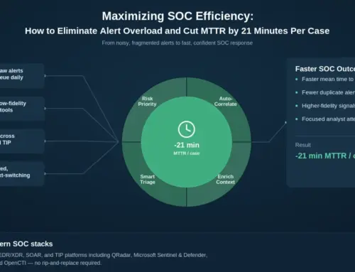 Maximizing SOC Efficiency: How to Eliminate Alert Overload and Cut MTTR by 21 Minutes Per Case