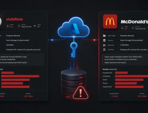 McDonald’s, Vodafone Hit by Azure Credential Theft Campaign Exposing Millions of Enterprise Records