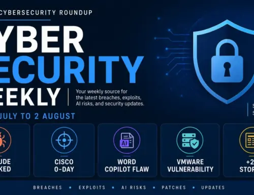 Weekly Cyber Security Newsletter– Claude Hacked 3 Companies, Cisco 0-Day, Word Copilot and VMware Flaw +20 Stories