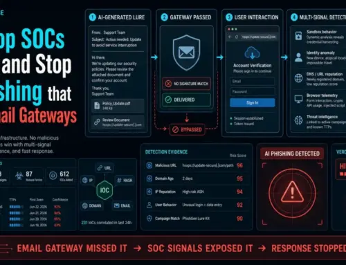 How Top SOCs Detect and Stop AI Phishing that Beats Email Gateways